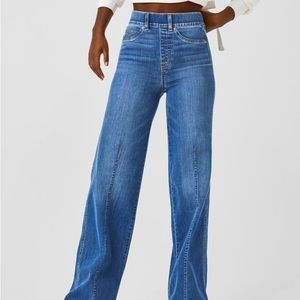 NWT Spanx Seamed Front Wide Leg Jeans 👖 🩵